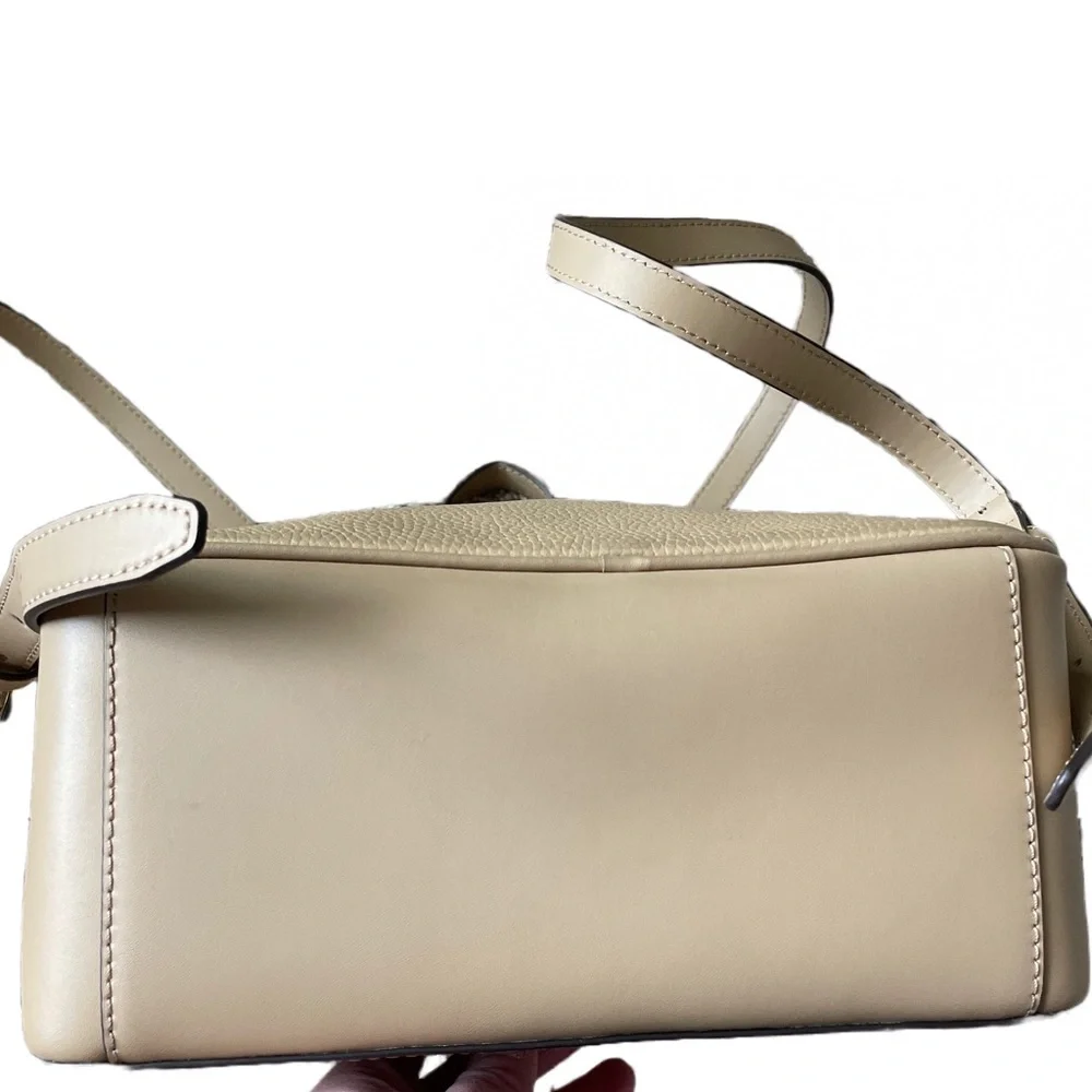 Michael Kors Brooklyn Signature Logo Semi Lux Medium Tan Backpack